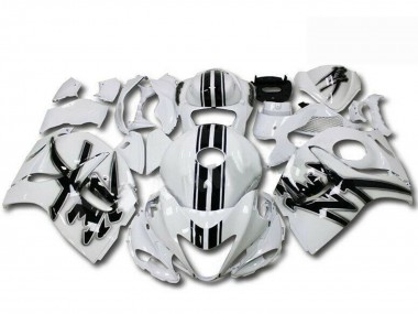 Purchase 2008-2020 Suzuki GSXR 1300 Hayabusa Motorcycle Fairings - Pearl White Black Canada