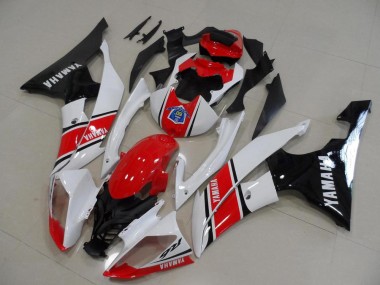 Purchase 2008-2016 Yamaha YZF R6 Bike Fairings - White Red Glossy Black Canada