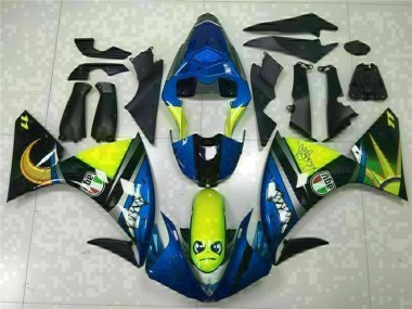 Purchase 2009-2011 Yamaha YZF R1 Motorcycle Fairings - Blue Yellow Shark Canada
