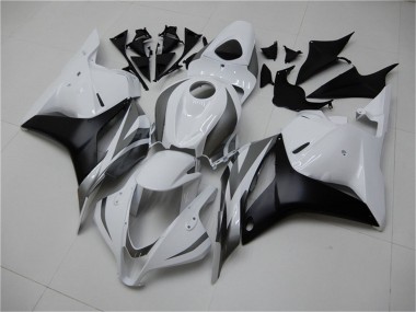 Purchase 2009-2012 Honda CBR600RR Motorcycle Fairing - White Grey Matte Black Canada