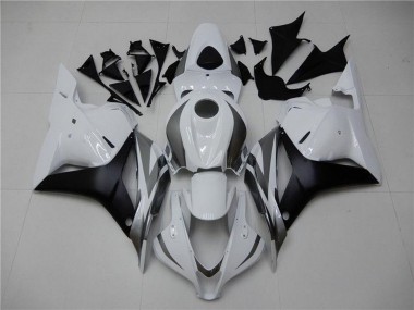 Purchase 2009-2012 Honda CBR600RR Motorcycle Fairing - White Grey Matte Black Canada