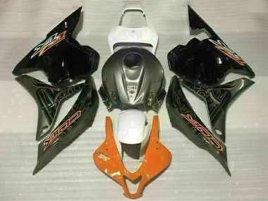 Purchase 2009-2012 Honda CBR600RR Motorcycle Fairings - White Orange Glossy Black Canada