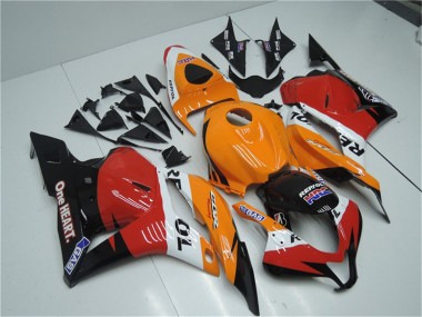 Purchase 2009-2012 Honda CBR600RR Full Motorcycle Fairing Kits - Orange White Red Glossy Black Repsol Canada