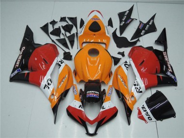 Purchase 2009-2012 Honda CBR600RR Full Motorcycle Fairing Kits - Orange White Red Glossy Black Repsol Canada