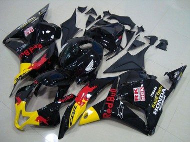 Purchase 2009-2012 Honda CBR600RR Motorcycle Fairing - Glossy Black Yellow Red Bull Canada