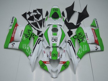 Purchase 2009-2012 Honda CBR600RR Motorcycle Fairings - White Green Red Go Fun Canada