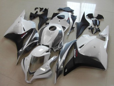 Purchase 2009-2012 Honda CBR600RR Motorcycle Fairings - White Grey Matte Black Canada
