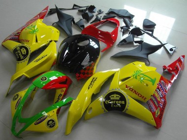 Purchase 2009-2012 Honda CBR600RR Motorcycle Fairings - Yellow Red Green Glossy Black Corona Extra Canada