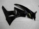2009-2012 Kawasaki ZX6R Motorcycle Fairings - Glossy Black Gold Ninja Canada
