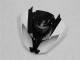 2009-2012 Kawasaki ZX6R Motorcycle Fairings - Glossy Black White Canada