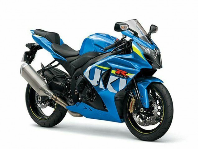 2009-2016 Suzuki GSXR 1000 Motorcycle Fairing Kits - Blue Green White Canada