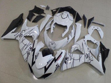Purchase 2009-2016 Suzuki GSXR 1000 Motorcycle Fairings - White Black Corona Racing Canada