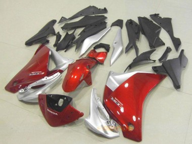 Purchase 2011-2015 Honda CBR250RR Motorcycle Fairing - Silver Red Canada