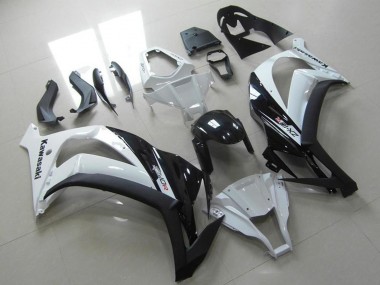 Purchase 2011-2015 Kawasaki ZX10R Motorcycle Fairing - White Glossy Black Canada