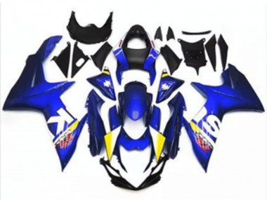 Purchase 2011-2024 Suzuki GSXR 600/750 Motorcycle Fairing - Blue White Canada