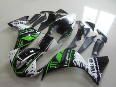 Purchase 2012-2014 Yamaha YZF R1 Motorcycle Fairings - White Black Green Monster Canada