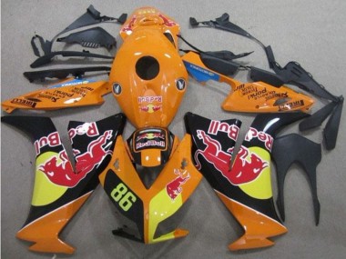 Purchase 2012-2016 Honda CBR1000RR Motorcycle Fairings - Orange Yellow Glossy Black Red Bull 86 Canada