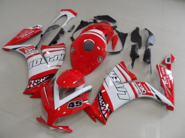 Purchase 2012-2016 Honda CBR1000RR Motorcycle Fairings - White Red Liverpool 45 Canada