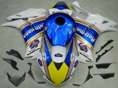 Purchase 2012-2016 Honda CBR1000RR Motorcycle Fairings - White Blue Yellow Rothmans Canada