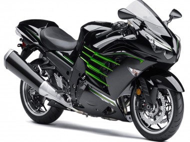 Purchase 2012-2024 Kawasaki ZX14R ZZR1400 Motorcycle Fairings - Glossy Black Matte Black Green Canada