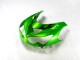 2012-2024 Kawasaki ZX14R ZZR1400 Motorcycle Fairing - Green Glossy Black Canada