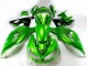 2012-2024 Kawasaki ZX14R ZZR1400 Motorcycle Fairing - Green Glossy Black Canada