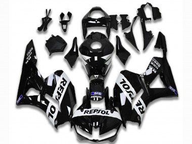 Purchase 2013-2023 Honda CBR600RR Motorcycle Fairings - Glossy Black White Repsol Canada