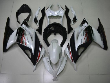 Purchase 2013-2024 Kawasaki Ninja 300 EX300R Motorcycle Fairing - White Red Black Canada