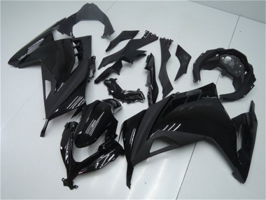 Purchase 2013-2024 Kawasaki Ninja 300 EX300R Motorcycle Fairings - Glossy Black Matte Black Canada