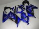 2013-2017 Kawasaki Ninja 300 EX300R Motorcycle Fairings - Blue Black White Flame Canada