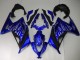 2013-2017 Kawasaki Ninja 300 EX300R Motorcycle Fairings - Blue Black White Flame Canada
