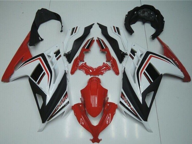 2013-2024 Kawasaki Ninja 300 EX300R Motorcycle Fairings - White Red Black Canada