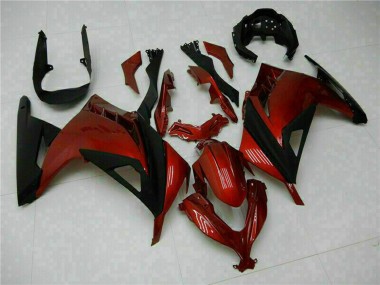 Purchase 2013-2024 Kawasaki Ninja 300 EX300R Motorcycle Fairings - Red Black Canada