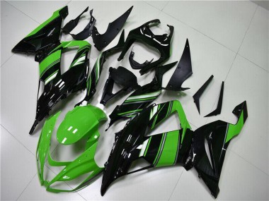Purchase 2013-2018 Kawasaki ZX6R Bike Fairings - Green Glossy Black Canada