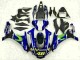 2015-2019 Yamaha YZF R1 Motorcycle Fairings - Blue Silver Black Green MoviStar Canada