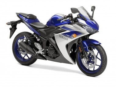 Purchase 2015-2018 Yamaha YZF R3 Motorcycle Fairings - Silver Blue Black Canada