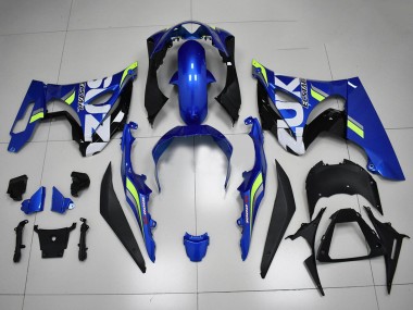 Purchase 2017-2024 Suzuki GSXR 1000 Motorcycle Fairings - Blue White Green Canada
