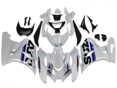 Purchase 2017-2024 Suzuki GSXR 1000 Motorcycle Fairings - White Blue Black Canada