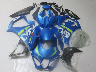 Purchase 2017-2024 Suzuki GSXR 1000 Motorcycle Fairings - Blue Lime Green White Canada