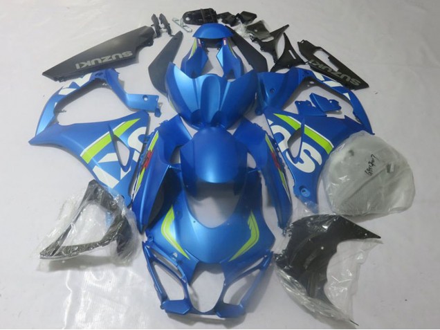 2017-2025 Suzuki GSXR 1000 Motorcycle Fairings - Blue Lime Green White Canada