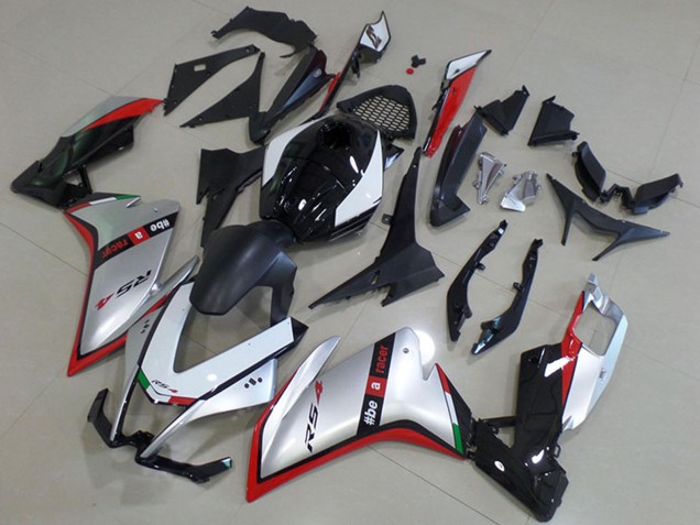2012-2019 Aprilia RS4 50 125 Motorcycle Fairing - Silver Red Glossy Black Canada