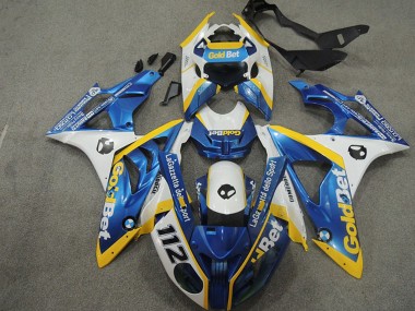 Purchase 2009-2014 BMW S1000RR Motorcycle Fairings - White Yellow Blue GoldBet 112 Canada