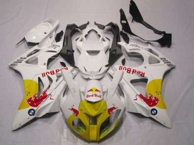 Purchase 2009-2014 BMW S1000RR Motorcycle Fairings - White Yellow Red Bull Canada