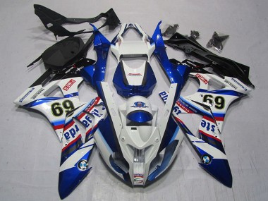 Purchase 2009-2014 BMW S1000RR Motorcycle Fairings - White Red Blue Black Sterilgarda 69 Canada