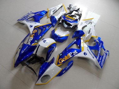 Purchase 2009-2014 BMW S1000RR Motorcycle Fairings - White Yellow Blue GoldBet Canada