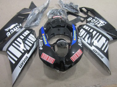 Purchase 2007-2014 Ducati 848 1098 1198 Motorcycle Fairings - Silver Red Blue Glossy Black Alice Canada