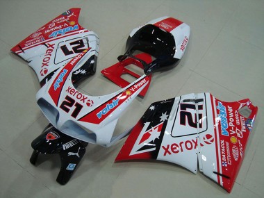Purchase 1993-2005 Ducati 748 916 996 996S Motorcycle Fairings - White Red Glossy Black Valsir Xerox 21 Canada