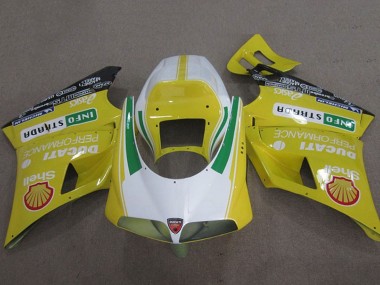 Purchase 1993-2005 Ducati 748 Motorcycle Fairings - Yellow White Green Shell Info Strrda Canada