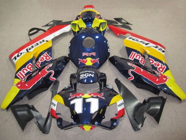 Purchase 2004-2005 Honda CBR1000RR Motorcycle Fairings - Yellow Blue White Red Bull Repsol 11 Canada