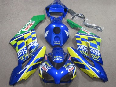 Purchase 2004-2005 Honda CBR1000RR Motorcycle Fairings - Blue Yellow Green Telefonica MoviStar Castrol Canada